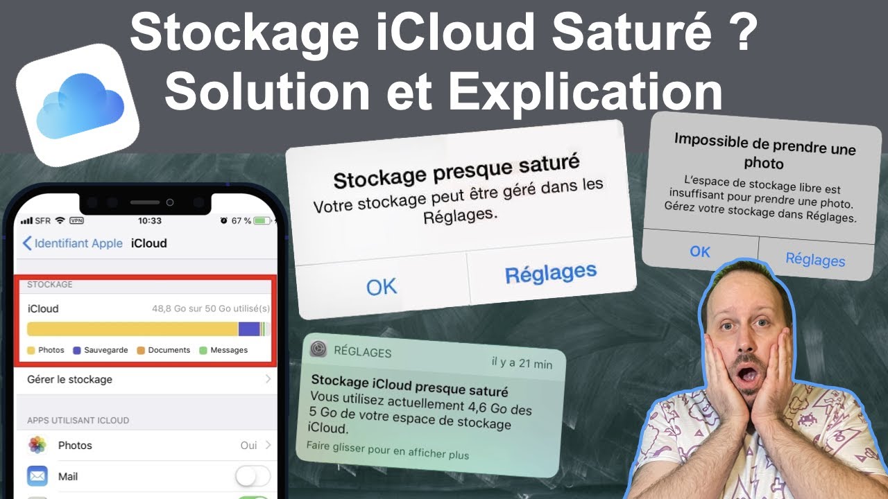 Stockage iCloud Saturé ? (2025) Solution et Explication ?!