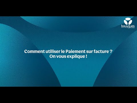 Utiliser le paiement sur facture avec iOS | Bouygues Telecom