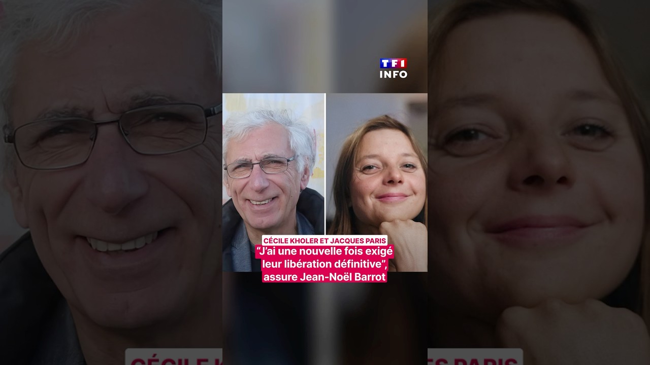 Cécile Kohler et Jacques Paris : "J'ai une nouvelle fois exigé leur libération définitive"｜TF1 INFO