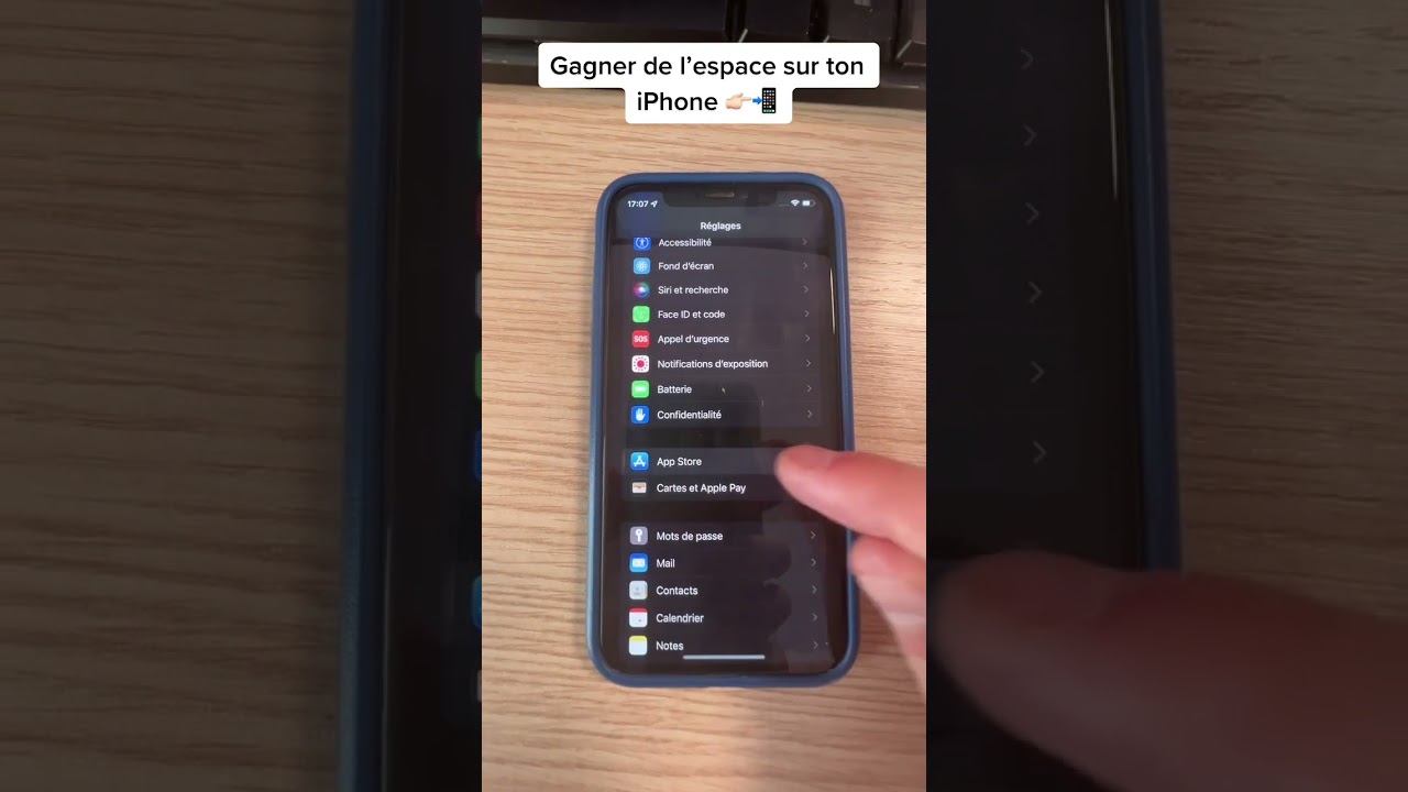 iOS- décharger les apps pour libérer du stockage