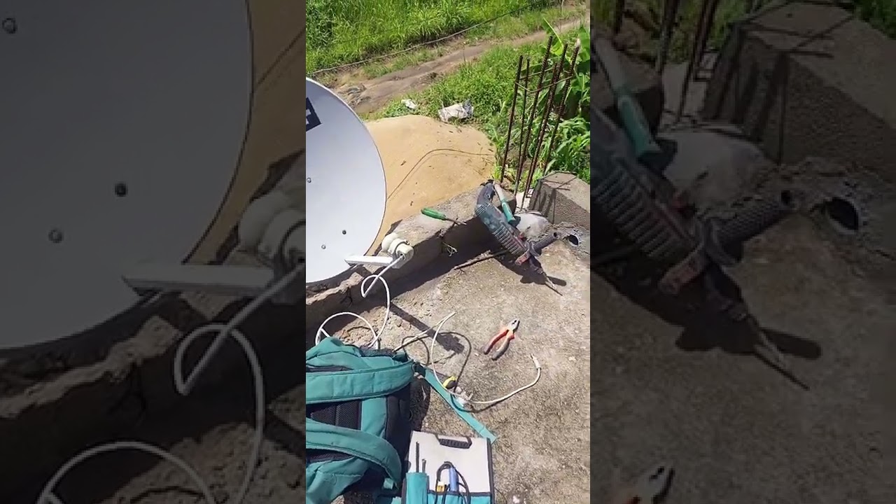 installation d'une antenne canal+