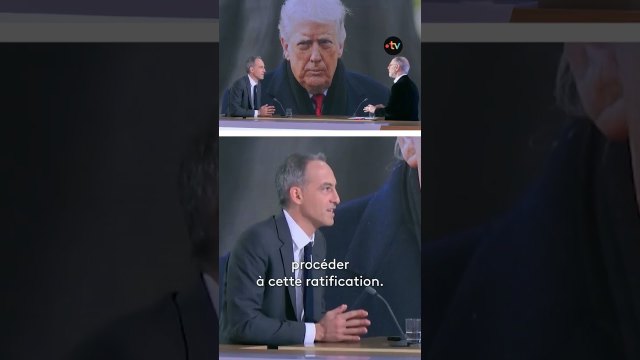 🗣️ "Trump nous considérera comme un état américain si nous cédons", annonce Raphaël Glucksmann