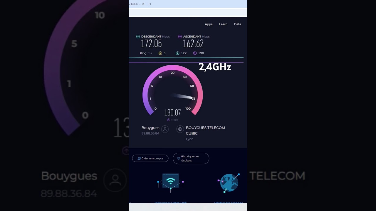 Test offre B&YOU Pure fibre : 8 Gb/s pour 23,99/mois Bouygues Telecom