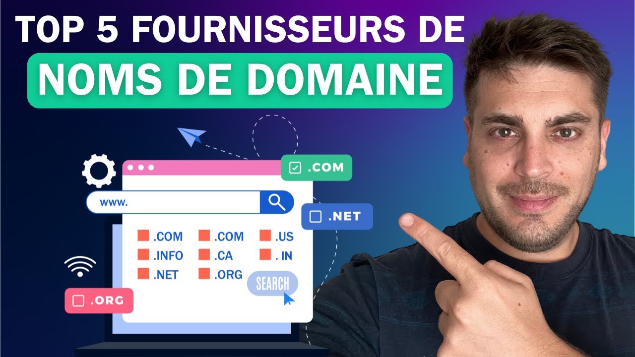Acheter un nom de domaine : Top 5 des meilleurs registrars/fournisseurs en 2026