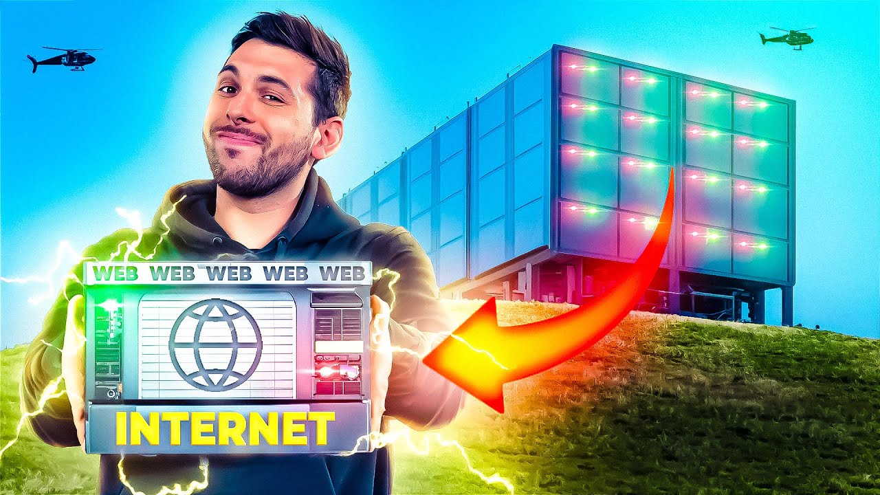 Dans les coulisses d'INTERNET ! (j'entre dans un data center confidentiel)