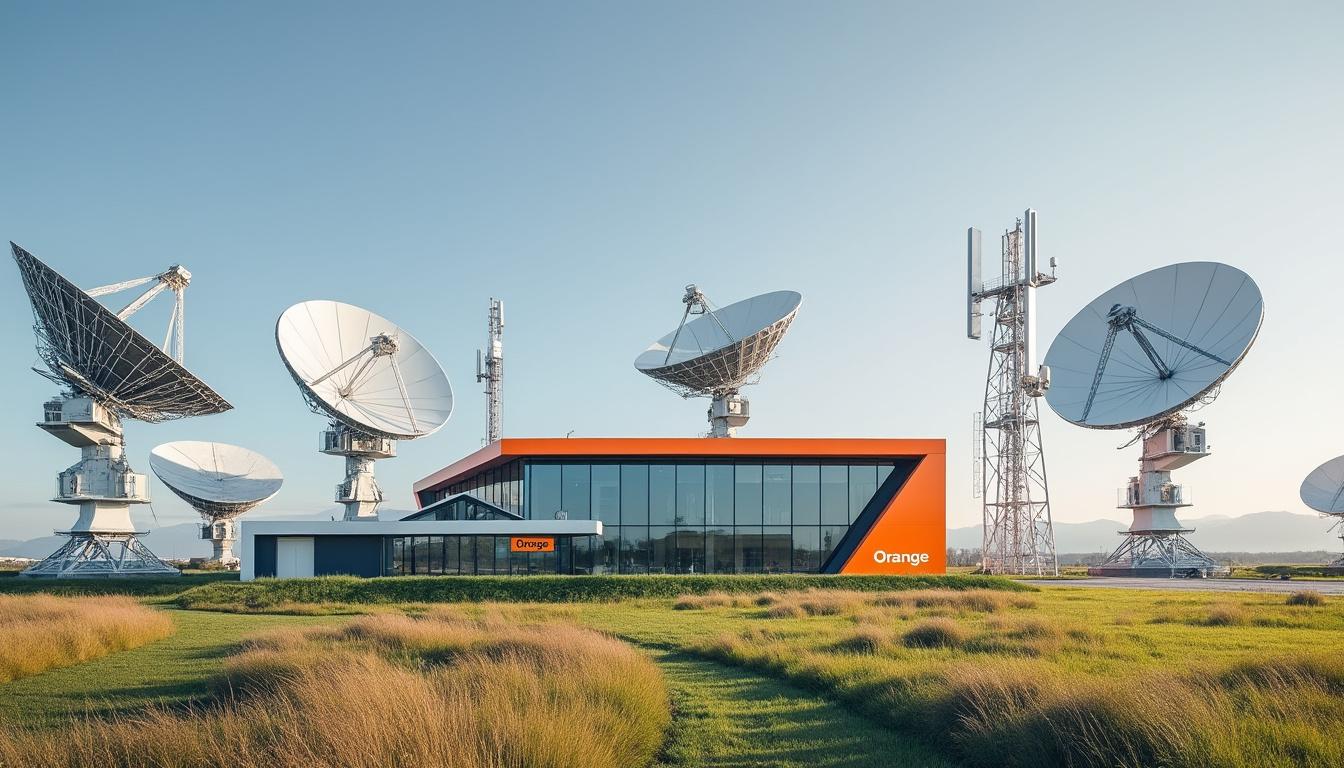 orange et ast spacemobile unissent leurs forces pour lancer un réseau satellite innovant en europe, visant à concurrencer starlink et offrir une connectivité étendue.